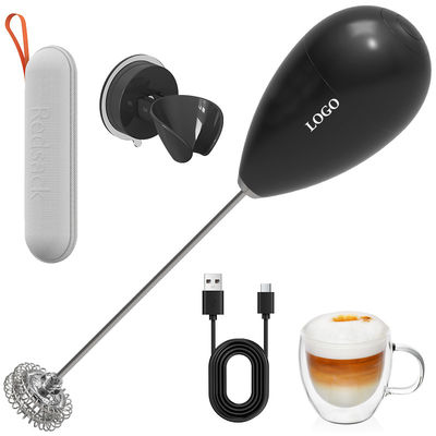 qualità  Suction Cup Wall Mount Electric Milk Frother Uses Safe Lithium Battery fabbrica